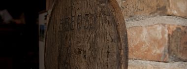 Radeberger-Fassdeckel an unserem Tresen. Foto: Tilo Duncker